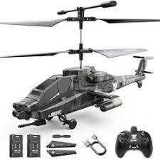 XIKOTEC RC Helicopter, Remote Control Helicopter Toy for Kids, Beginners and Adults with Altitude Hold, Gyro & LED Light, 2 Batteries & USB-C Charging, Gift for Boys Ages 8-12 (Black)