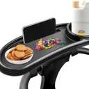 3-in-1 Universal Baby Stroller Snack Tray Accessory, with Phone Holder and Cup Holder, Detachable Baby Travel Equipment Accessories