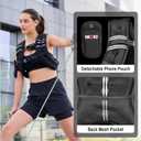 Weighted Vest for Men Women, No-Bounce 6LB Weights Vest with Adjustable Buckles & Reflective Stripes | Weight Vest for Walking Running Hiking Workout