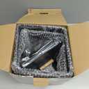 Beautiful Potato and Onion Storage Container Set - Perfectly Sized Spacious Canisters For Your Kitchen Counter Or Pantry - Quality Food Safe Metal Bins Keep Your Produce/Vegetables Fresh Longer (Black)