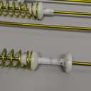 [New Upgraded] WA50R5200AW WA50R5400AV WA50R5400AW WA400PJHDWR Washer Suspension Rods Fit for Sam-sung Washer, Replace DC97-16350C DC97-16350E DC97-05280W DC97-16350U DC97-16350J/S by AMI PARTS