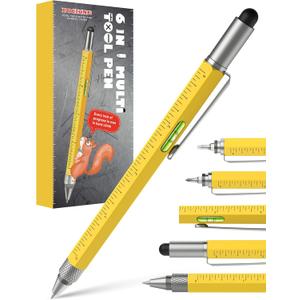 Stocking Stuffers for Men Multitool Pen - Mens Gifts for Christmas Unique White Elephant Gifts for Adults Useful, Birthday Gift Ideas for Dads Grandpas Who Want Nothing, Cool Gadgets EDC Tools for Men