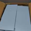 Masupu Night Stand,Mid-Century Modern Bedside Table with 2 Storage Drawer,Small Gold Frame Side End Table for Bedroom,Living Room, Blue