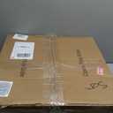 Boho Ceiling Fans with Lights Enclosed Rattan Fandelier with Lights and Remote Low Profile Flush Mount Wicker Caged Ceiling Fan for Bedroom, Kitchen, Living Room