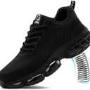 TANIELD Steel Toe Shoes for Men Work Shoes Lightweight Safety Sneakers with Kevlar Puncture Resistant Midsole for Construction Warehouse Work 11"