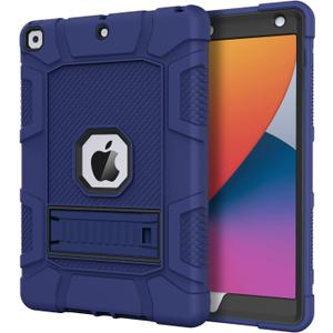 Azzsy Case for iPad 9th Generation/iPad 8th Generation/iPad 7th Generation (10.2 Inch, 2021/2020/2019 Model), Heavy Duty Shockproof Rugged Protective Case for iPad 10.2 inch (Navy Blue)