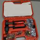 AOBEN Rivet Nut Tool Kit, Nutsert Gun Kit, Upgraded Rivnut Tool with 10 Metric and SAE Madrels, 100 Pcs Rivnuts, and Rugged Carrying Case