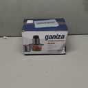 GANIZA Food Processors, Electric Food Chopper with Meat Grinder & Vegetable Chopper - 2 Bowls (8 Cup+8 Cup) with Powerful 450W Copper Motor - Includes 2 Sets of Bi-Level Blades for Fruits/Meat/Nuts (Black)