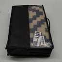 SAND MINE Reversible Mats, Plastic Straw Rug, Modern Area Rug, Large Floor Mat and Rug for Outdoors, RV, Patio, Backyard, Deck, Picnic, Beach, Trailer, Camping, Black & Beige, 6' x 9'