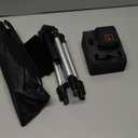 Laser Level with Tripod, 100 feet Green Cross Line Self Rotary Leveling Laser Level, 4 Brightness Adjustment, Manual Self leveling and Pulse Mode,IP54 Waterproof Battery Carrying Bag Included