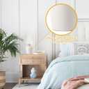 Sucolite Small 11.8'' Table Lamps Set of 2, Bedside Nightstand Lamps for Bedroom Kids Room, Cute Desk Lamps with Studded Texture Base for Reading Nursery Living Room Office, Cream