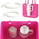 OUTXE 2 Pack Cup Holder for Bogg Bag, Fits 16-40oz Stanley, Insert Drink Holder Attachment Compatible with All Bogg Bags & Simply Southern Beach Tote Bag