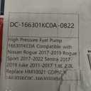 High Pressure Fuel Pump 166301KC0A Compatible with Nissan Rogue 2017-2019 Rogue Sport 2017-2022 Sentra 2017-2019 Juke 2011-2017 1.6L 2.0L Replace HM10021 GDP501 166301KC0C 166303JY0A 166304BA0A