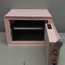 Goldenkey Luxury Jewelry Safe with Fingerprint&Keypad Lock, Document Safe Box with Soft Velvet Lining, Removable Shelf, High Security for Home Office, Hotel, 1.2 Cu.Ft.