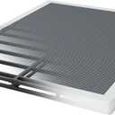 QEROMY 3 Inch Low Profile Box Spring, Sturdy Metal Frame Mattress Foundation, Easy Assembly, Quiet & Noise-Free, Queen Size