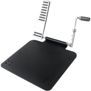 Portable Left Foot Accelerator Pedal for Disabled or Injured Drivers – Adjustable Gas Pedal with Quick Release & Footrest – All-Metal, Fits Most Vehicles（Plus）