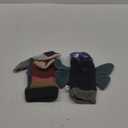 Cate & Levi - Wool Puppet Sets - Made in Canada - Movable Mouths - Safe for All Ages (Set of 2 - Bunny, Butterfly)