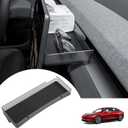 for Tesla Model 3 2025 Upgrade Behind Screen Storage Box Dashboard Organizer Tray Non-Slip Sunglass Holder Tissue Holders for 2024-2025 Tesla Model 3
