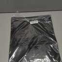 Faux Leather Placemat, 13"X18", Set of 6, Black