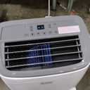 BLACK+DECKER Portable Air Conditioner, 8,000 BTU (3,950 BTU SACC) for Rooms up to 400 Sq. Ft., Portable AC with Follow Me Remote Control and Window Kit, BPACT08WT, White