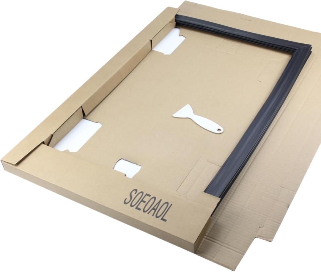 Upgraded 241872509 Freezer Door Gasket, Refrigerator Door Gasket 1379485 240542109 240542121 AP4315906 for compatible with Electrolux, Frigidaire,【Black】