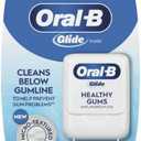 Oral-B Glide Healthy gums, unflavored floss 50M (Pack of 2)