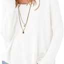 PRETTYGARDEN Women's Oversized Sweaters 2026 Casual Long Sleeve Scoop Neck Pullover Tops Loose Cozy Knit Spring Outfits, Size S