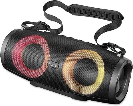 iHome Color Changing BoomBox, Speaker, Black