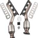 NEWZQ Front Left and Right Manifold Catalytic Converters Replacement for Infiniti QX56 Nissan NV2500 NV3500 Armada Pathfinder Titan 5.6L