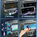 6.5" Single Din Car Stereo, Wireless Apple CarPlay Android Auto, Car Bluetooth 5.2, Car Radio with HD In-Cell IPS Touchscreen,FM/AM/RDS, Dual USB Type-C, HD Backup Camera, 180W Audio Output, Subwoofer