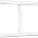 UPGRADED 240364701 Refrigerator Crisper Drawer Cover Frame Compatible with Frigidaire Crisper Drawer Replacement 242201802 Crisper Pan Cover Unit 240364723 242201801 Fridge Crisper Shelf Cover