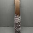 Wall-Mounted Coat Rack 'Toke' - Modern Design with Hidden Hooks - Solid Wood Veneer Panel Hanger - Walnut
