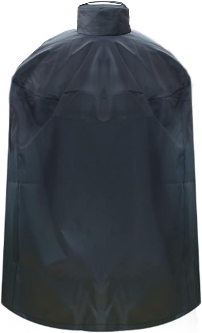 26 in Kamado Grill Full Cover Compatible with Big Green Egg Medium,Kamado Grill Egg Ceramic Grill,26 in Dia Waterproof Outdoor Grill Cover Smoker Accessories Long Enough to Cover Wheel and Shelves