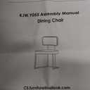 KISLOT Dining Chairs Set of 2, Upholstered Modern Kitchen Chairs with Ergonomic Backrest, Faux Leather Cushion Seat & Metal Legs for Living Room, Restaurant, and Café, Brown