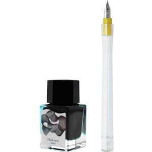 Sailor Fountain Pen Dip Pen Ink Set - Dipton+hocoro - Dark Cave/Scene Calligraphy 10-0251-703