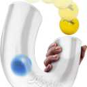 Original pindaloo Skill Game with 2 Balls- Gifts for Kids and Adults Indoor & Outdoor Games, Ball Toys for Boys, Girls, & Teens - Gift Ideas, Fun Stuff, Develops Motor & Juggling Skills-Transparent