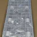 Under Sink Organizer, 2-Tier Dual Pull Out Cabinet Organizer Drawers With Smooth Circular Rail, Large Capacity Metal Mesh Sliding Shelves For Bathroom& Kitchen Storage,Height AdjustableWhite,2 Packs (2 Pack-15.9"Dx11.6"-16.7" H)