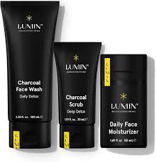 LUMIN Skin Care KIT includes Daily Face/wrinkle Defense /Charcoal Face Wash
