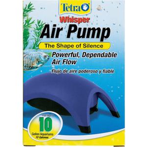 Tetra Whisper Air Pump Up To 10 Gallons, For Aquariums, Powerful Airflow, Non-UL Listed