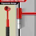 Upgraded Hinge Gap Adjustment Wrench Set, Heavy Door Hinge Adjustment Tool, 4 PCS Hinge Gap Adjusting Wrench, Tools used to adjust the gap between door chains and align door frames