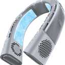 TORRAS COOLiFY 2S Neck Fan, 3 Model, 3-28H Extended Battery Life, Neck Fans that Blow Cold Air, Neck Air Conditioner, Cooling Neck Fan for Work, Hiking, Travel. Gifts for Dad Husband Father, Grey