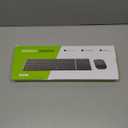 seenda Bluetooth Keyboard and Mouse Combo for Mac, SKM64-2 Rechargeable Slim Wireless Keyboard Mouse Compact, 3 Multi-Device Connection, Compatible for Mac, MacBook Pro/Air, iPad, Black Gray