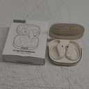 Open Ear Earbuds, Bluetooth 5.4 Wireless Earbuds with Ear Hooks, 32H HiFi Stereo Open Ear Headphones with Clear Calls, IPX7 Lightweight Air Conduction Headphones,Ivory White