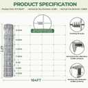 Cattle Fence, Farm Fence 4ft x 164ft - 14 Gauge Galvanized Wire Fence