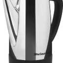 Elite Gourmet EC812 Electric 12-Cup Coffee Percolator with Keep Warm, Clear Brew Progress Knob Cool-Touch Handle Cord-less Serve, Stainless Steel