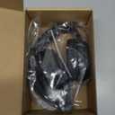 Rechargeable and Portable Personal FM Radio Headphones with Best Reception, Wireless Headset Radio Ear Muffs for Jogging, Mowing, Cycling, Meeting FM Receiver (A8, Black)