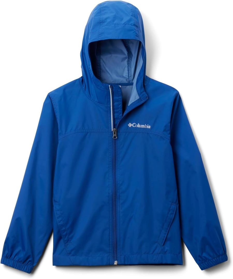 Columbia Boy's Glennaker Rain Jacket (Medium, Mountain Blue)