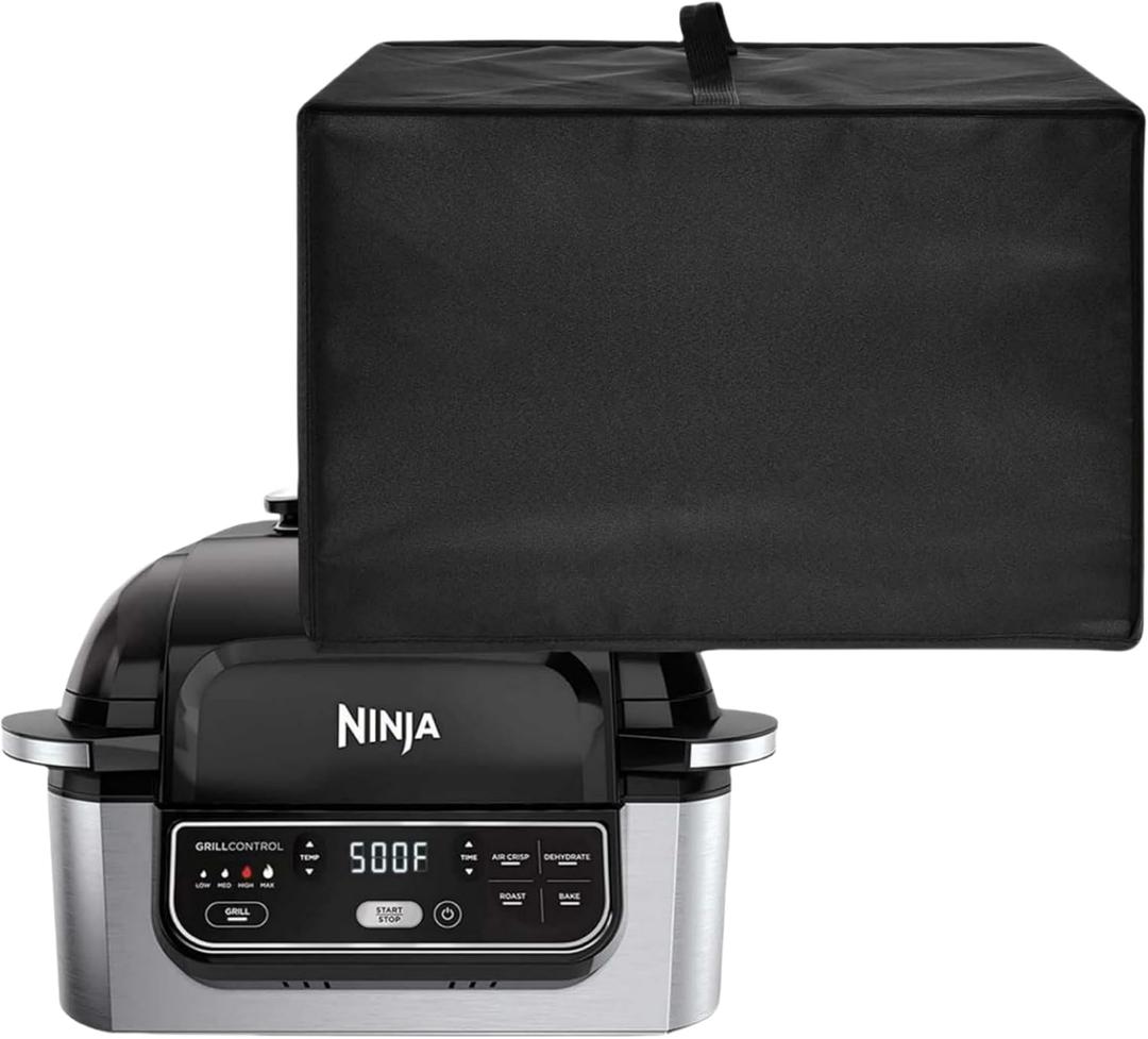 Indoor BBQ Grill Cover Air Fryer Waterproof and Dustproof Cover for Ninja AG301 Foodi 5-in-1 Indoor Electric Grill/FG551 Indoor Grill/IG651 Indoor Grill/Griddle Combo, lasesasiesAG301-01