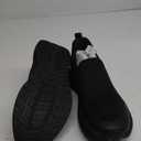 Men's Hands-Free Slip On Walking Shoes Laceless Comfortable Tennis Sneakers (8.5, All Black)