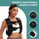Weighted Vest Women, 12lbs Weight Vest with Reflective Stripe, Body Weight Vests Adjustable for Workout, Strength Training, Running, Walking, Jogging